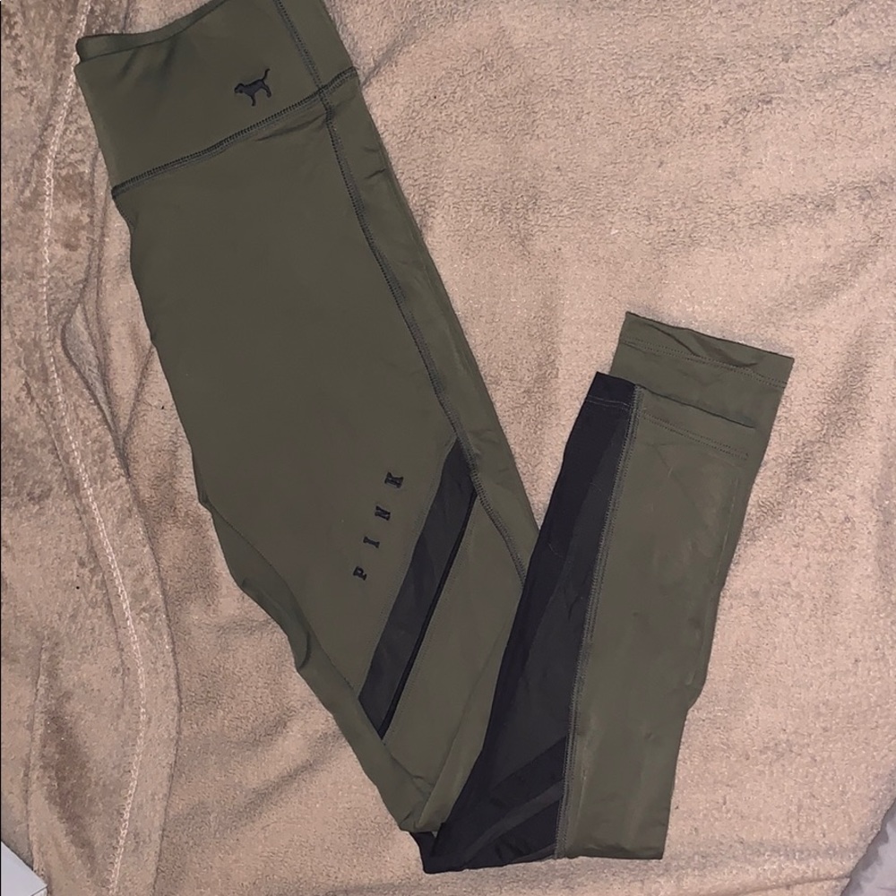 Army Green PINK Leggings